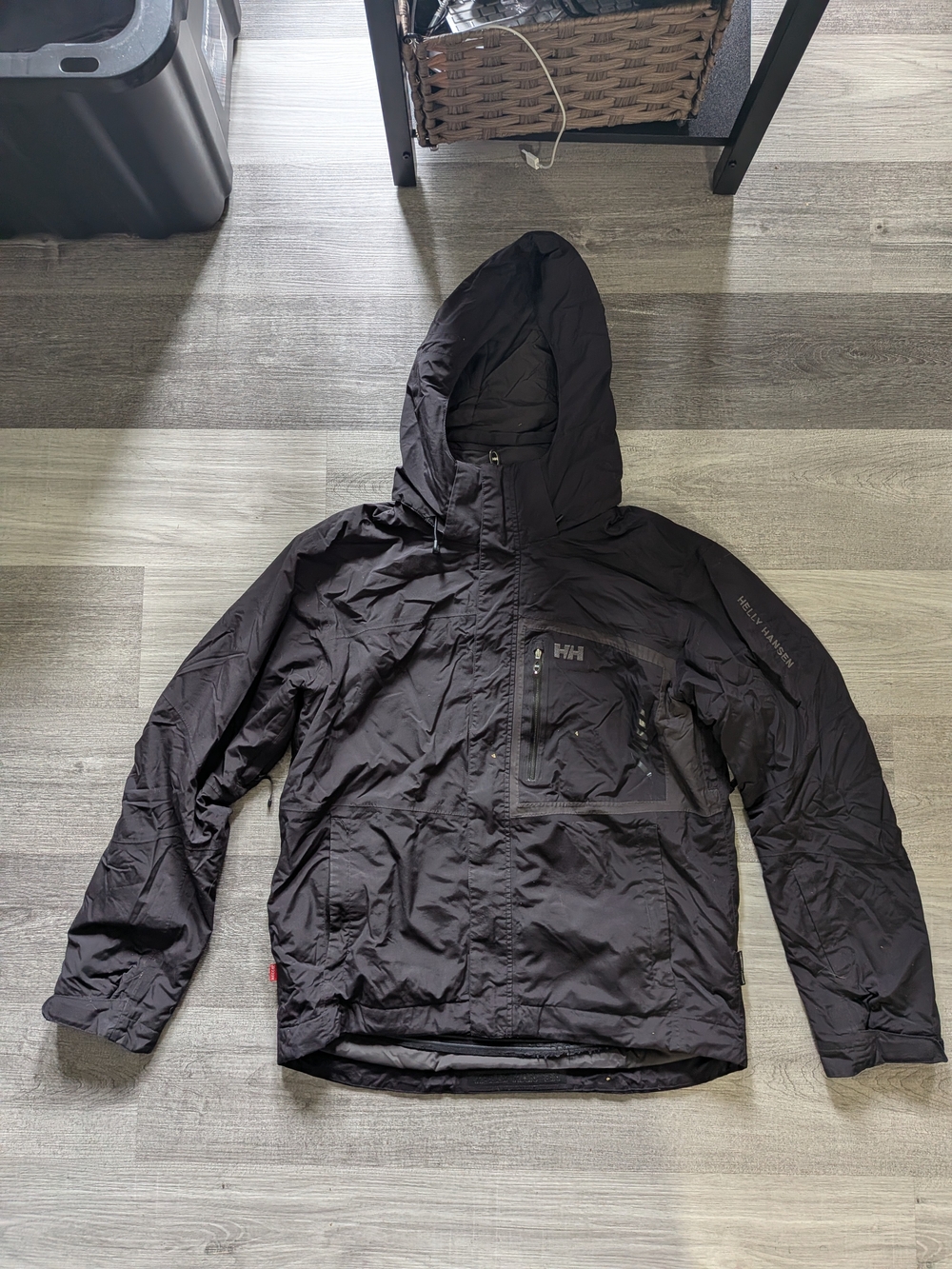 Helly Hansen Black Hooded Jacket